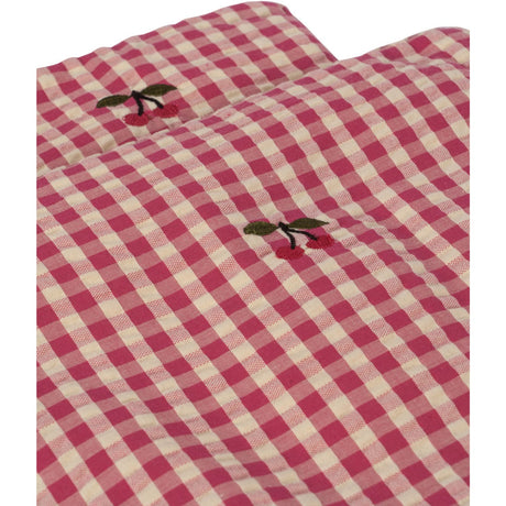 Konges Sløjd Bubblegum Check Dukke Sengetøy