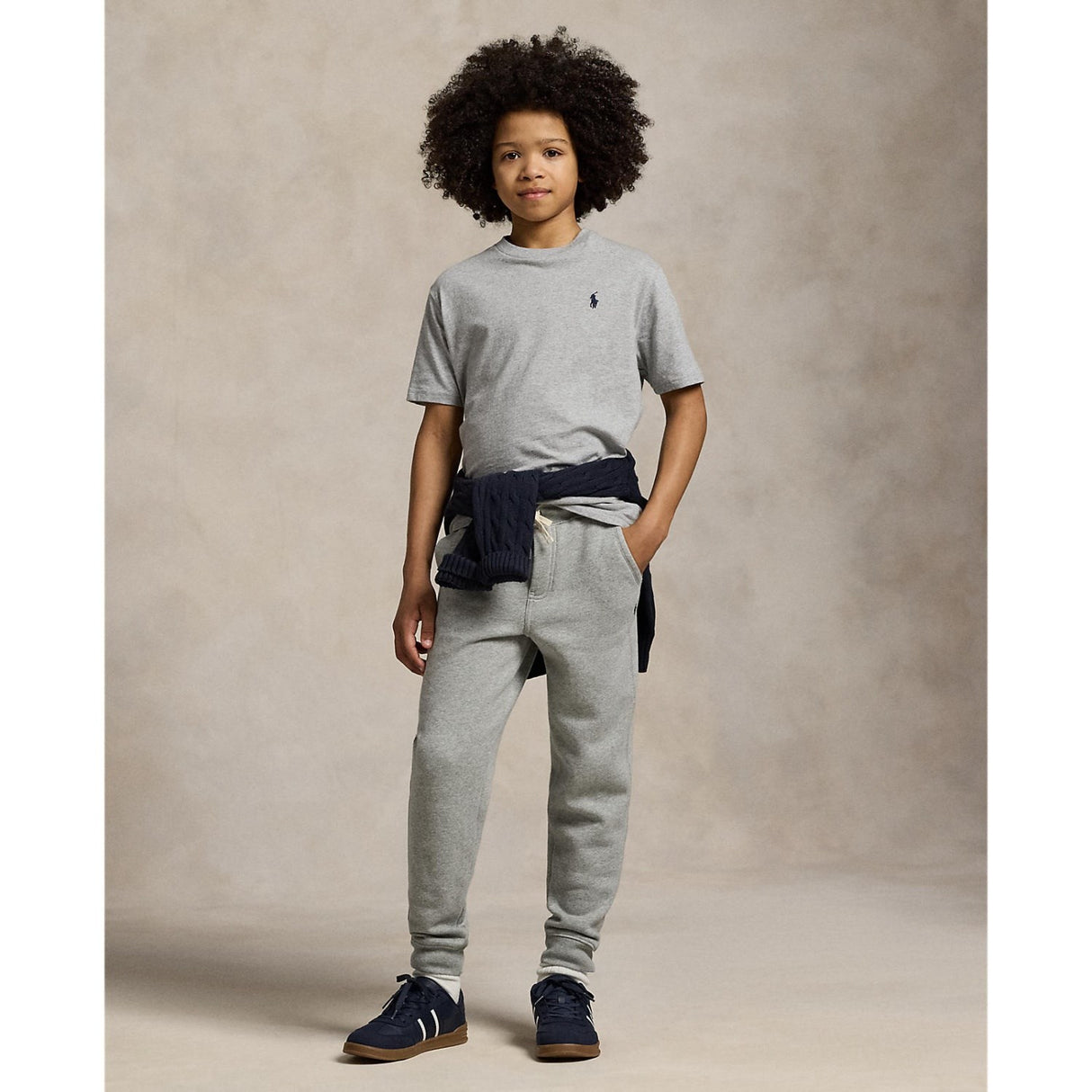 Polo Ralph Lauren Boy Short Sleeved T-shirt Andover Heather