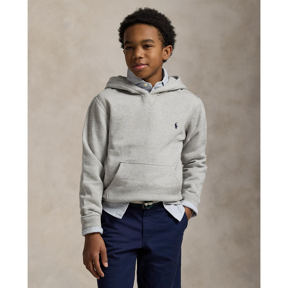 Polo Ralph Lauren Boy Long Sleeved Hoodie Andover Heather