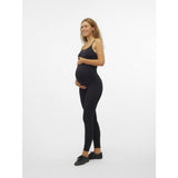 Mama;licious Black Mlpaulette Stropp Active Buksedrakt Noos