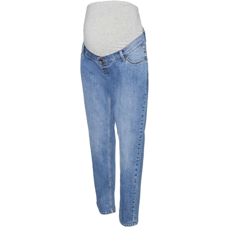Mama;licious Medium Blue Denim Mlalberte Al Mb Jeans Noos