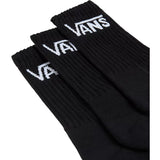 VANS Black Classic Crew Strømper 3-Pakning