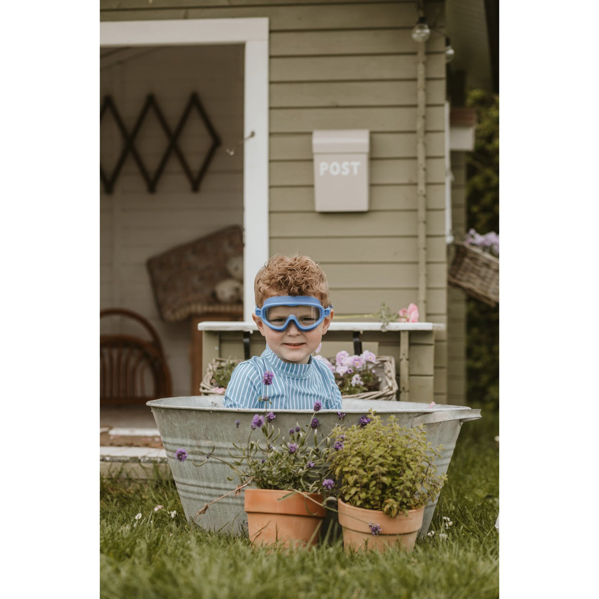 Vanilla COPENHAGEN Azure Blue Svømmemaske