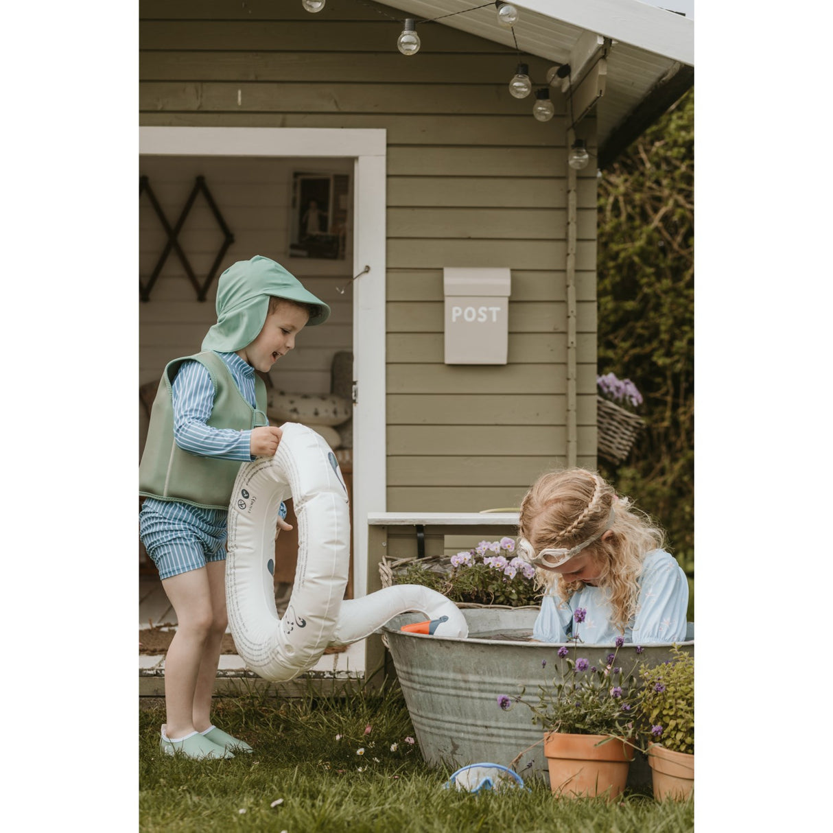 Vanilje COPENHAGEN Fern Green UV Solhette