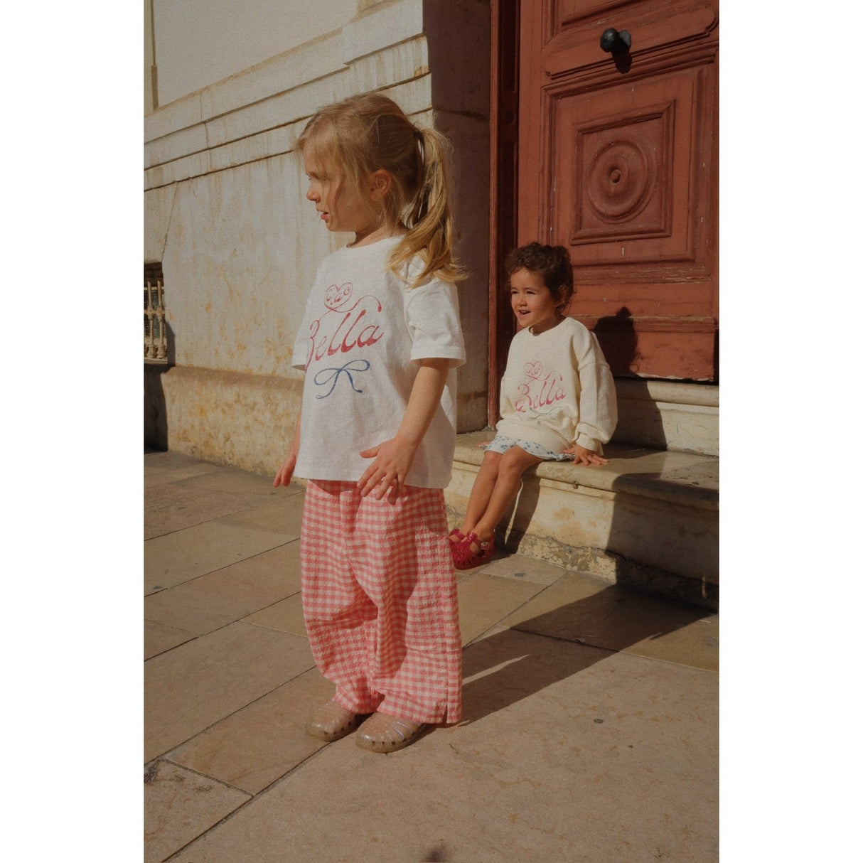 Konges Sløjd Peach Blossom Check RHW X KS Bella Bukser Gots