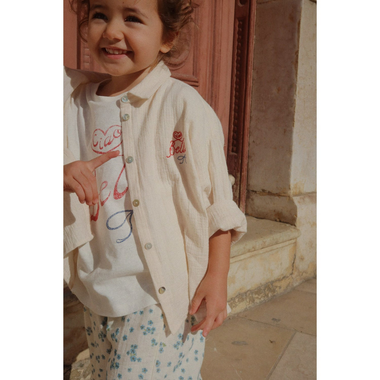 Konges Sløjd Mother Of Pearl RHW X KS Bella Skjorte Gots