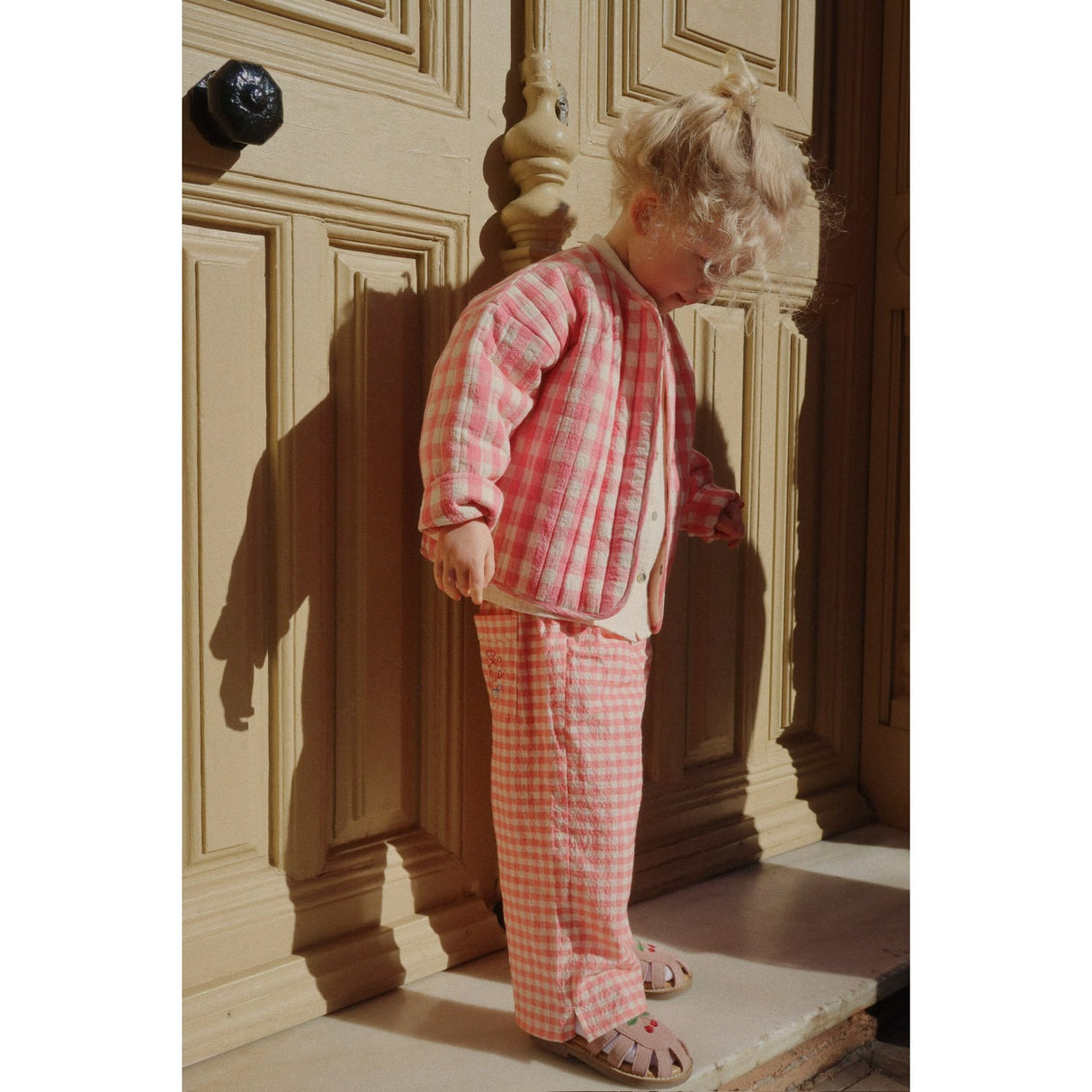 Konges Sløjd Peach Blossom Check RHW X KS Bella Bukser Gots