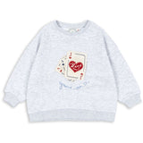 Konges Sløjd Light Grey Melange RHW X KS Jack Sweat Ocs