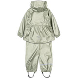 Mikk-Line Green Bay PU Metallic Rain With Suspenders/104