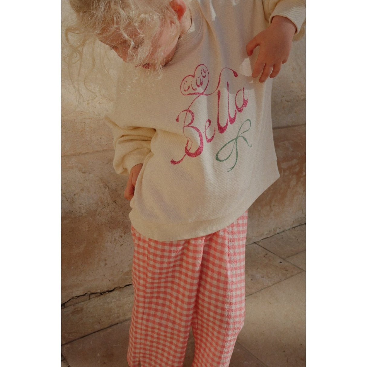 Konges Sløjd Peach Blossom Check RHW X KS Bella Bukser Gots