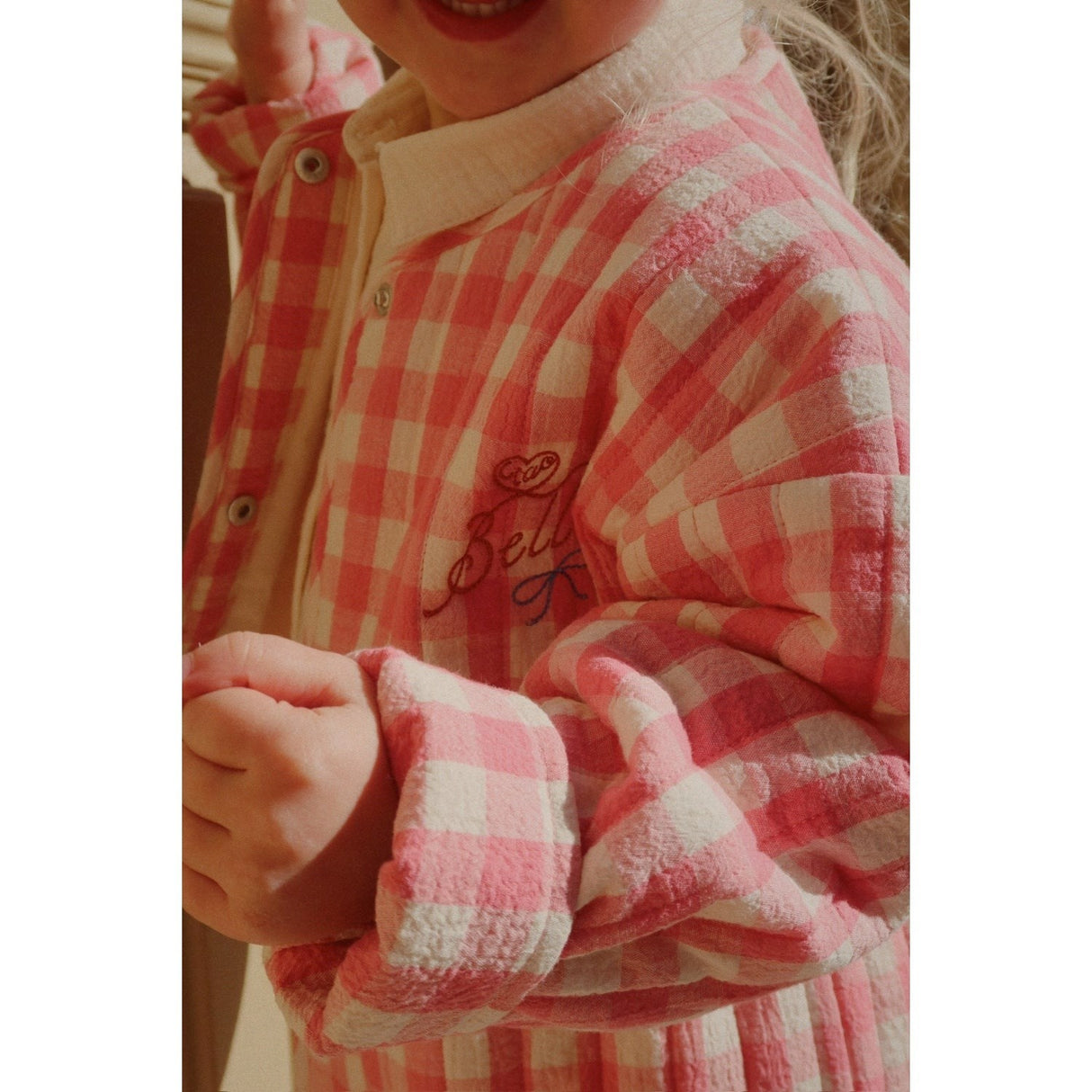 Konges Sløjd Peach Blossom Check RHW X KS Bella Jakke