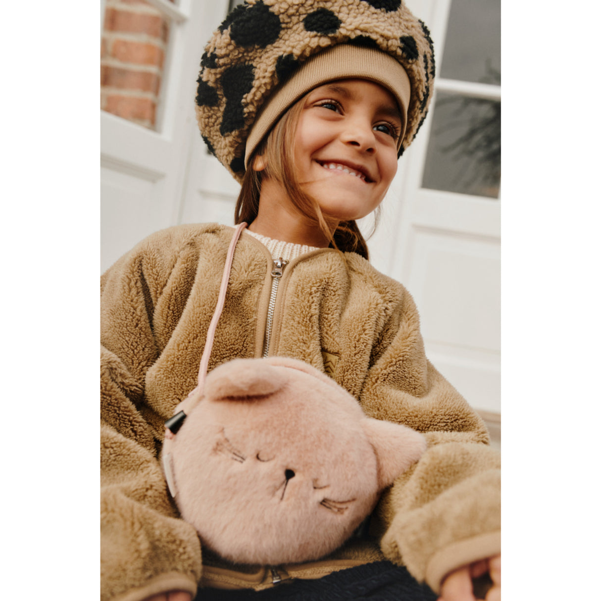 LIEWOOD Mega Leo / Oat Mix Poplar Pile Beret Lue