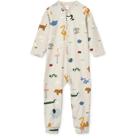 LIEWOOD Around The World / Sandy Birk Printed Pyjamas Buksedrakt