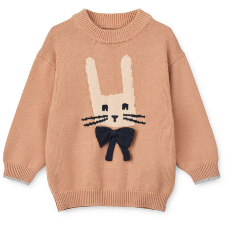 LIEWOOD Rabbit / Pale Tuscany Orlane Embroidery Strikk Jumper