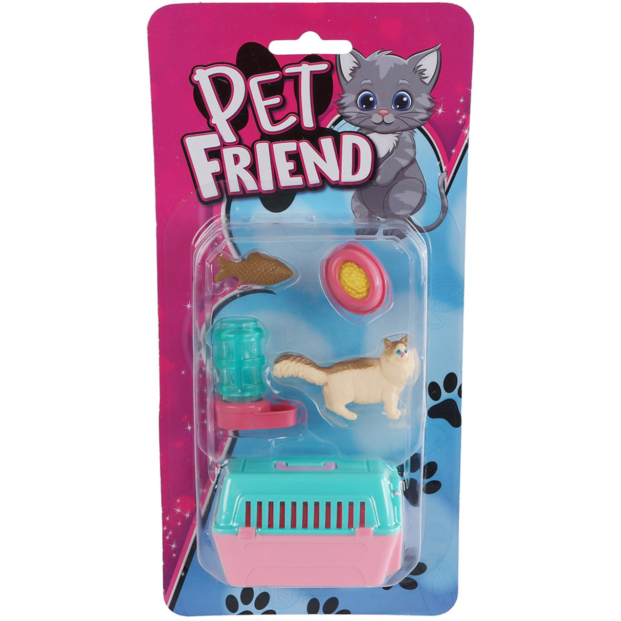 Pocket Money Cat Og Travel Kurv Med Tilbehør Assorted