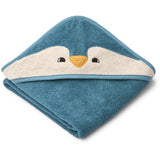 LIEWOOD Oceanview Mix Albert Penguin Hooded Håndkle