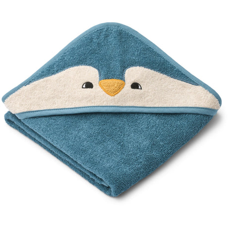 LIEWOOD Oceanview Mix Albert Penguin Hooded Håndkle