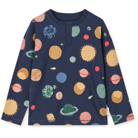 LIEWOOD Universe / Classic Navy Wilhelm Printed Pyjamas Sett
