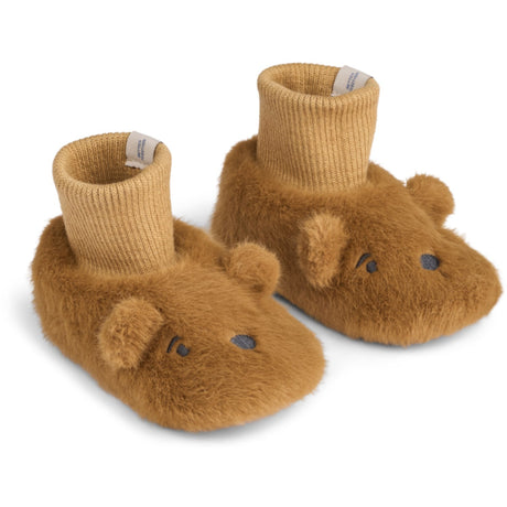 LIEWOOD Golden Caramel Beth Bjørn Plys Slipper