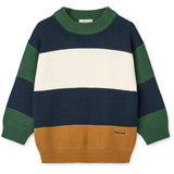LIEWOOD Classic Navy Multi Mix Orlane Stripe Strikk Jumper