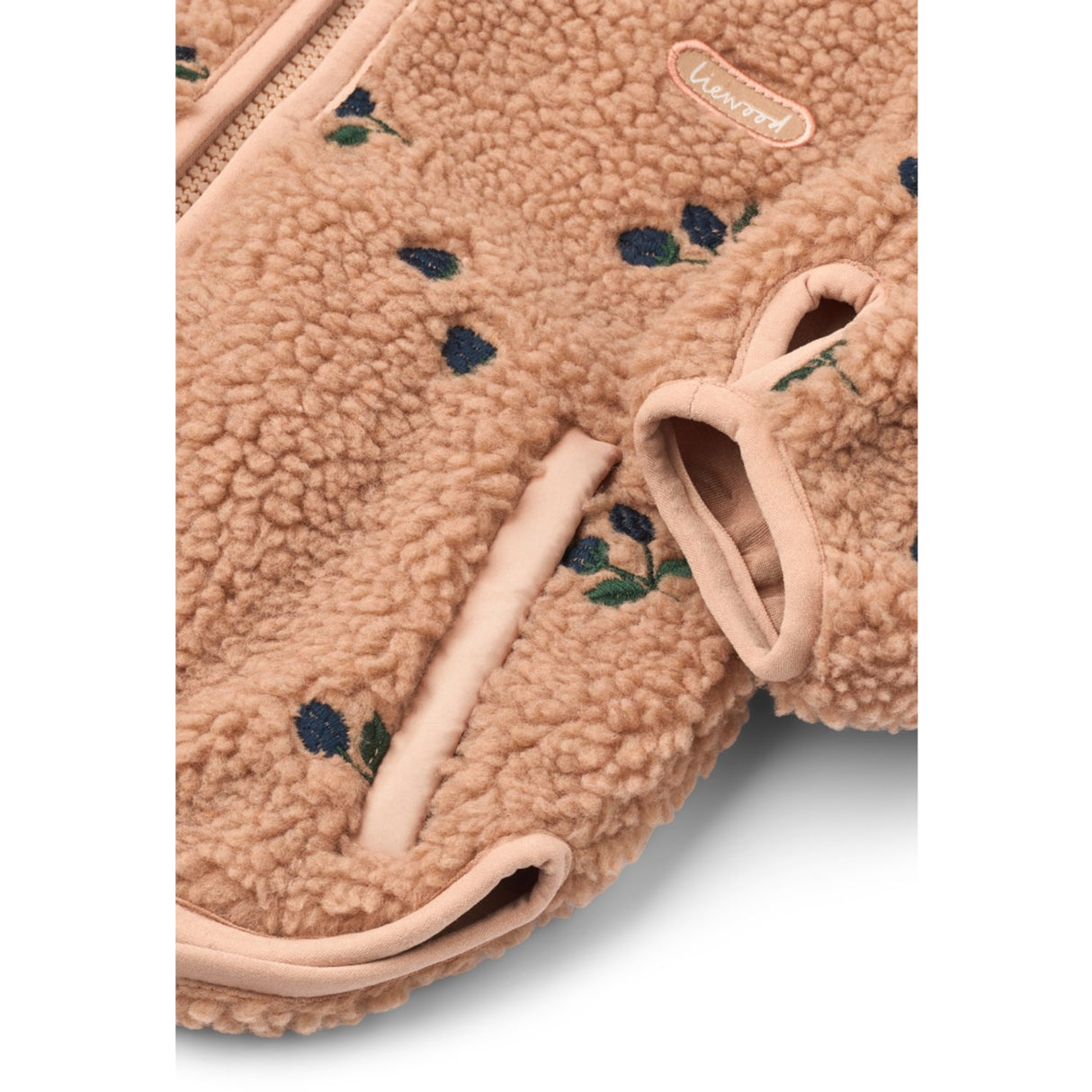 LIEWOOD Berry / Pale Tuscany / Embroidery Mara Pile Jakke Med Ears