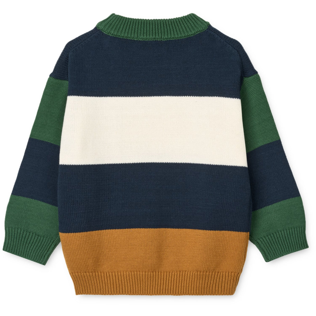 LIEWOOD Classic Navy Multi Mix Orlane Stripe Strikk Jumper