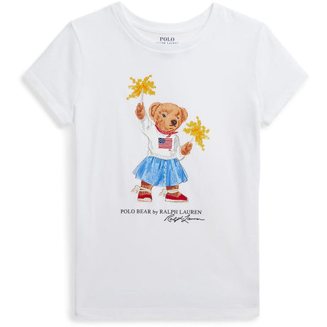 Polo Ralph Lauren White Sparkle Bjørn T-Shirt