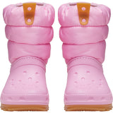 Crocs Pink Tweed/Gum Classic Neo Puff Støvler
