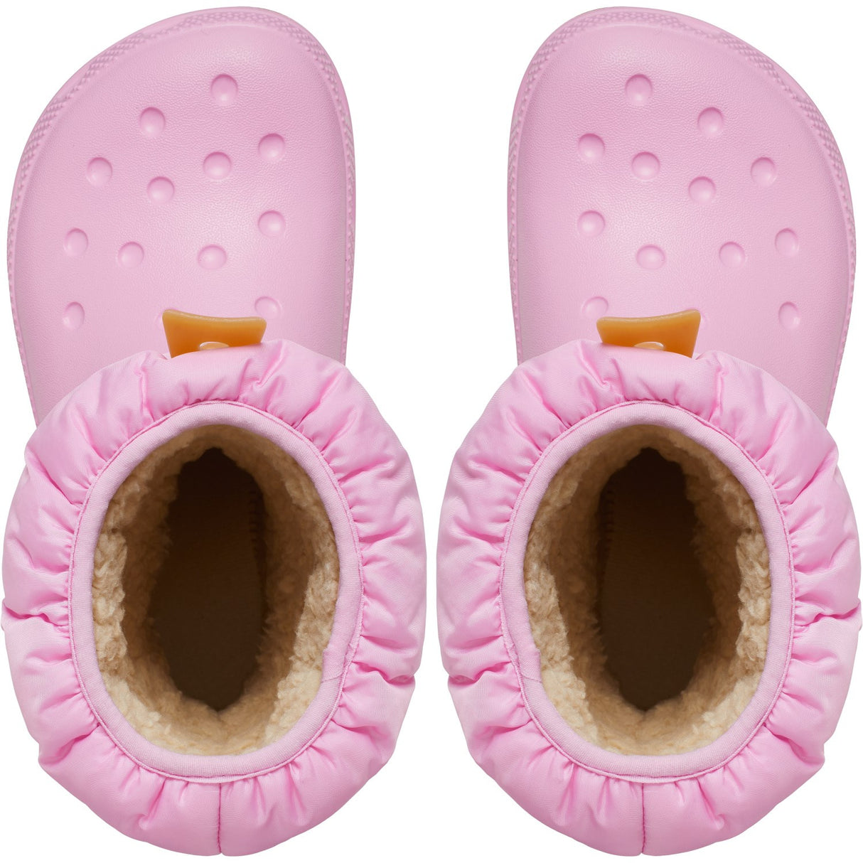 Crocs Pink Tweed/Gum Classic Neo Puff Støvler