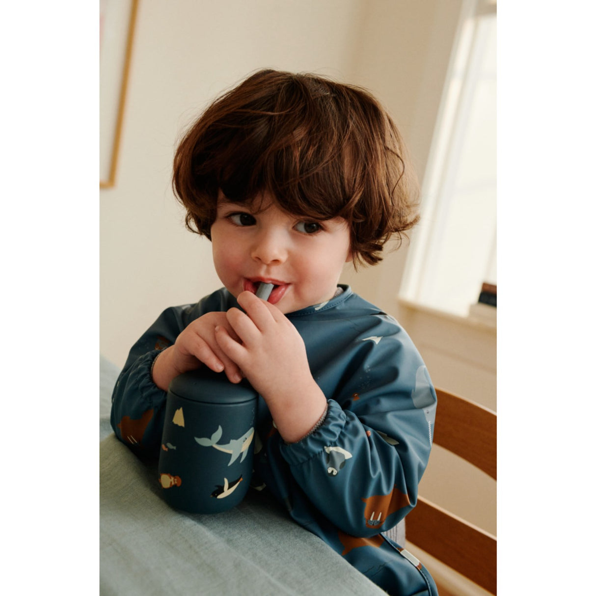 LIEWOOD Arctic Sea / Ocean View Merle Printed Cape Smekke