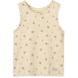 LIEWOOD Mini Peach Sea Shell / Stripe Mix Faris Printed Tank Topp 2-Pakning