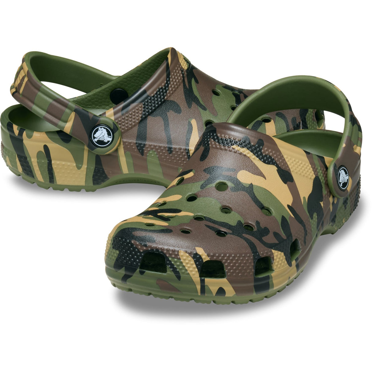 Crocs Army Green/Multi Classic Camouflage Clog