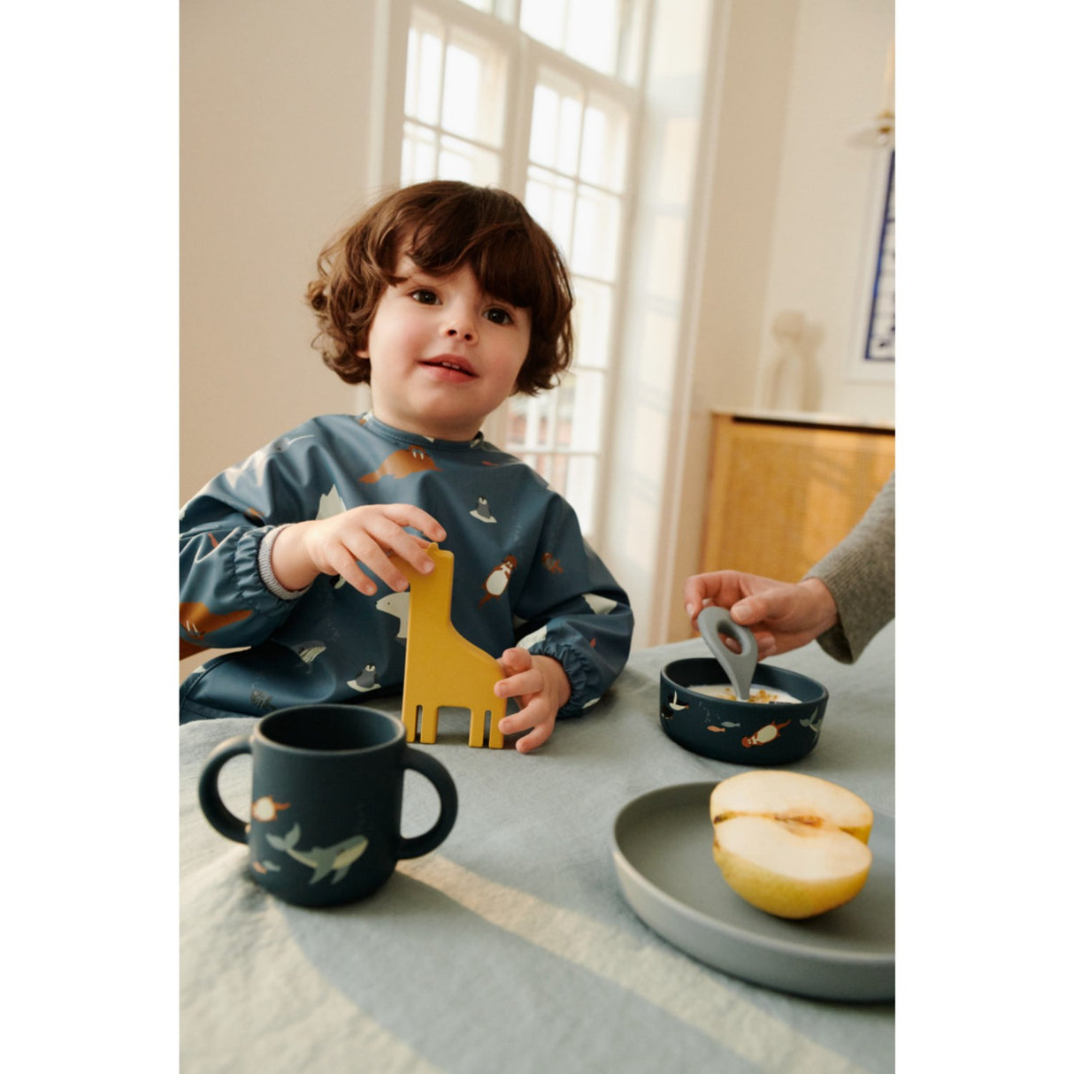 LIEWOOD Arctic Sea / Ocean View Merle Printed Cape Smekke