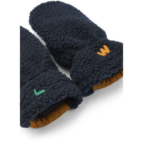 LIEWOOD Classic Navy Multi Mix Grethe Pile Hansker