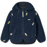 LIEWOOD Rocket / Classic Navy / Embroidery Mara Pile Jakke