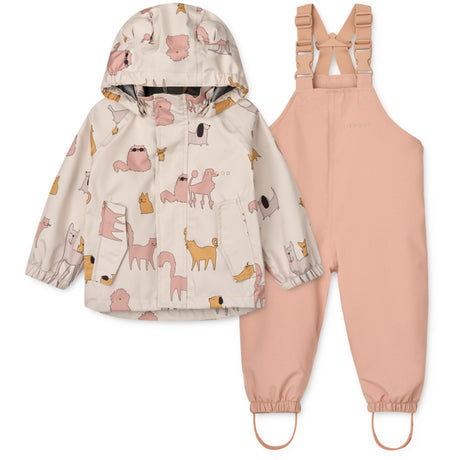 LIEWOOD Cats And Dogs / Sandy Manu Regntøy Sett