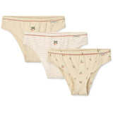 LIEWOOD Mini Peach Sea Shell Mix Aylin Underbukser 3-Pakning