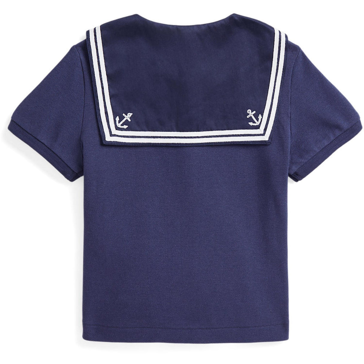 Polo Ralph Lauren Boathouse Navy W/ White Girl Polo Skjorte