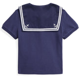 Polo Ralph Lauren Boathouse Navy W/ White Girl Polo Skjorte