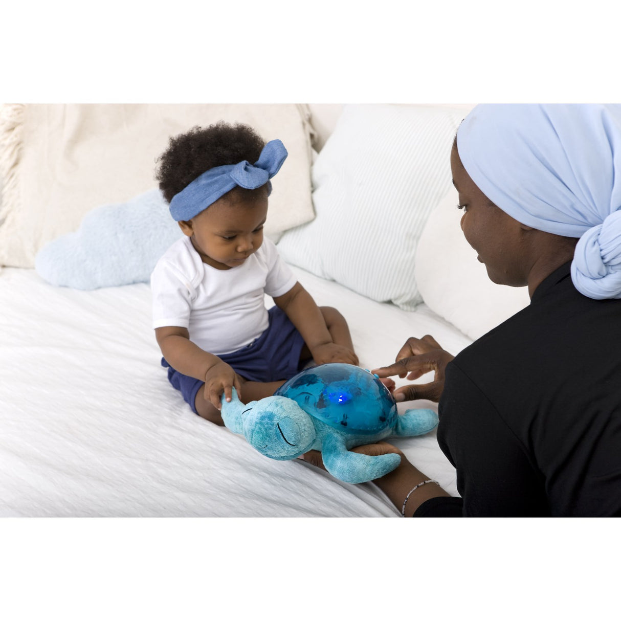 Cloud B Blå Tranquil Turtle - Rechargeable