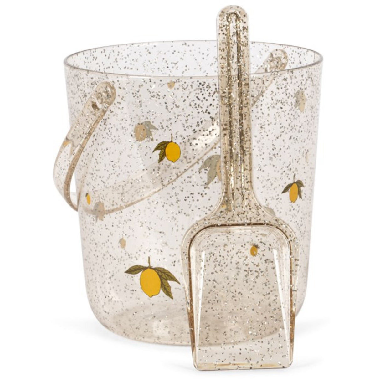 Konges Sløjd Lemon Glitter Bøtte og Skuffe Print