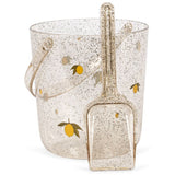 Konges Sløjd Lemon Glitter Bøtte og Skuffe Print