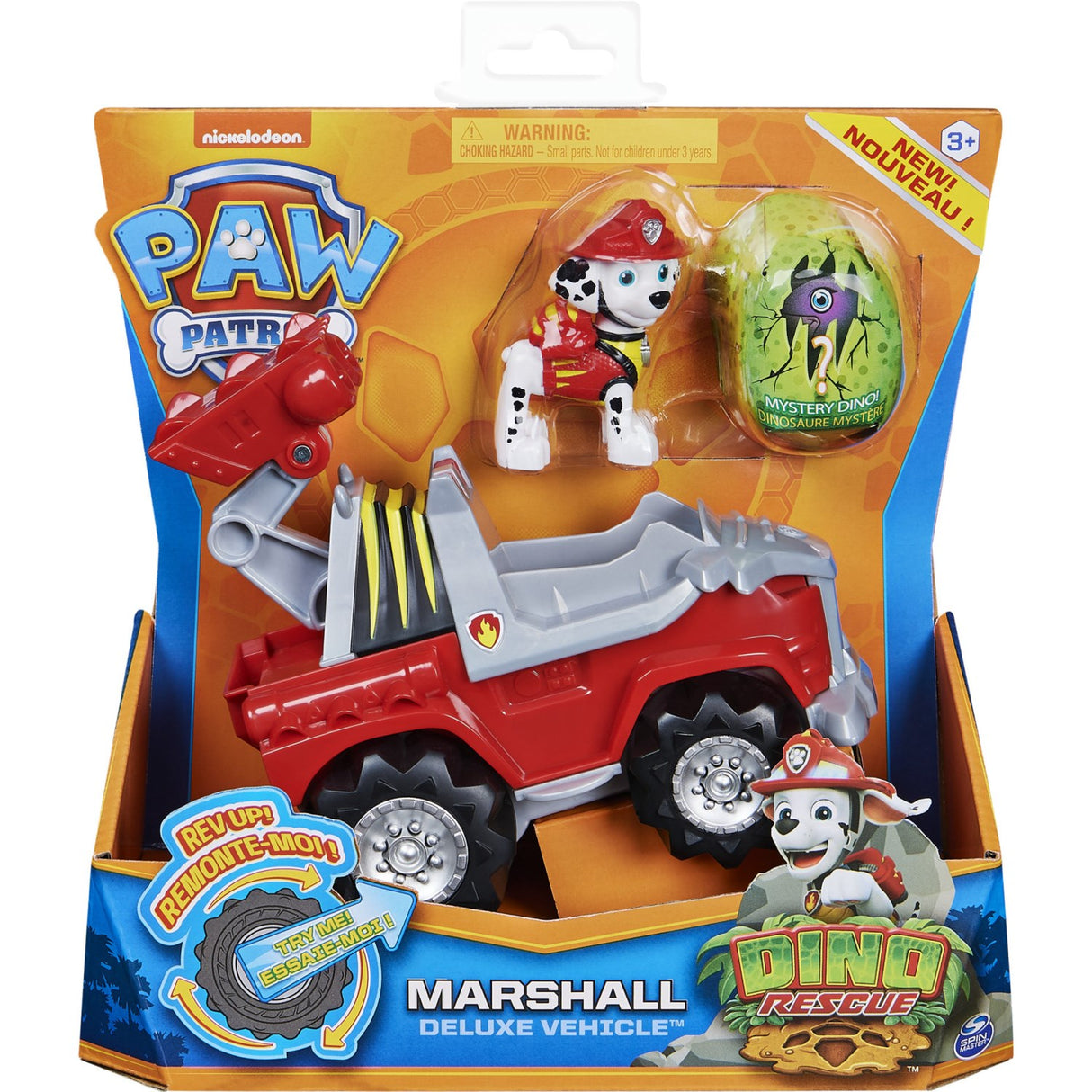 Paw Patrol Dino Deluxe Kjøretøy Marshall