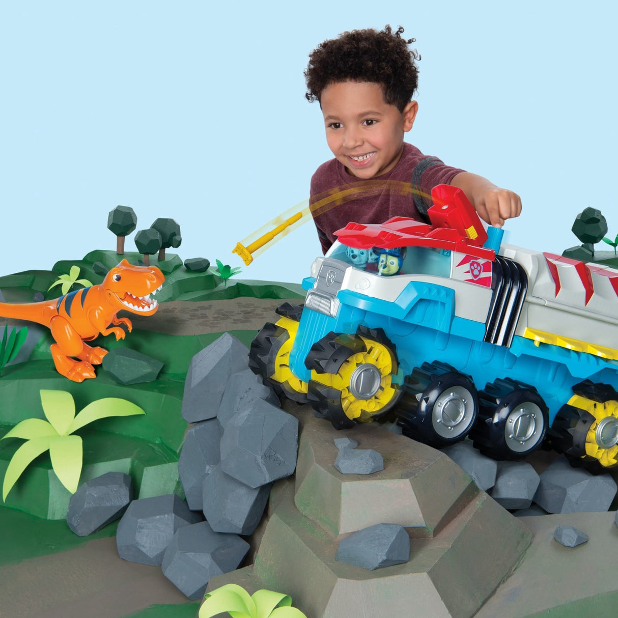 Paw Patrol Dino Rescue Patroller Med Chase Og T-Rex