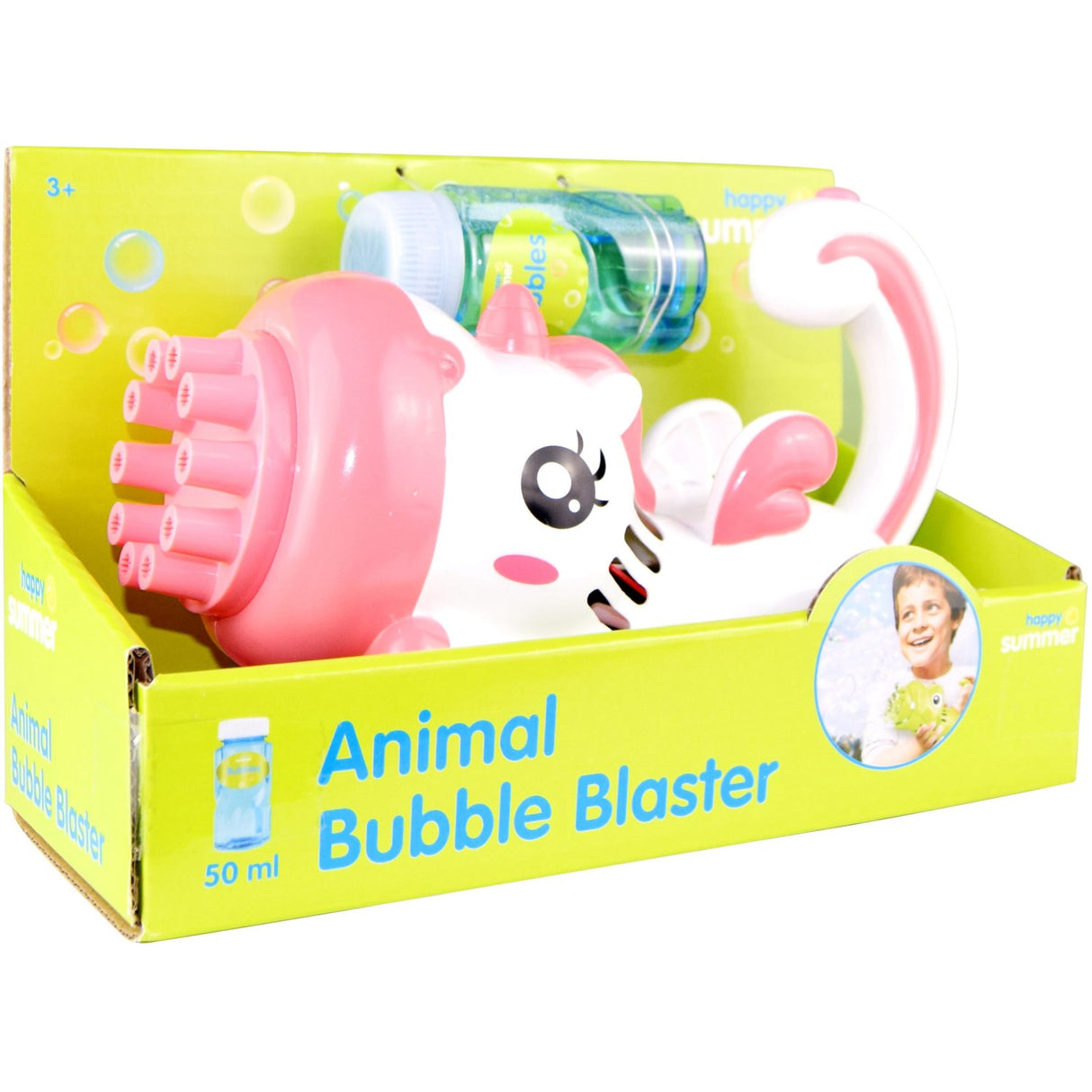 Happy Summer Sæbeboblepistol Dyr - 2 Varianter