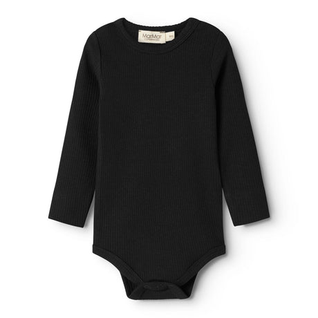 MarMar Modal Black Plain Body LS