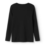 MarMar Modal Black Plain Bluse