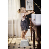 BabyBjörn Grey/White Børnetaburet