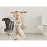 BabyBjörn Grey/White Børnetaburet