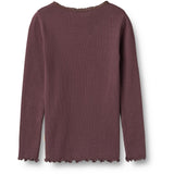 Wheat Fudge Rib Bluse Reese